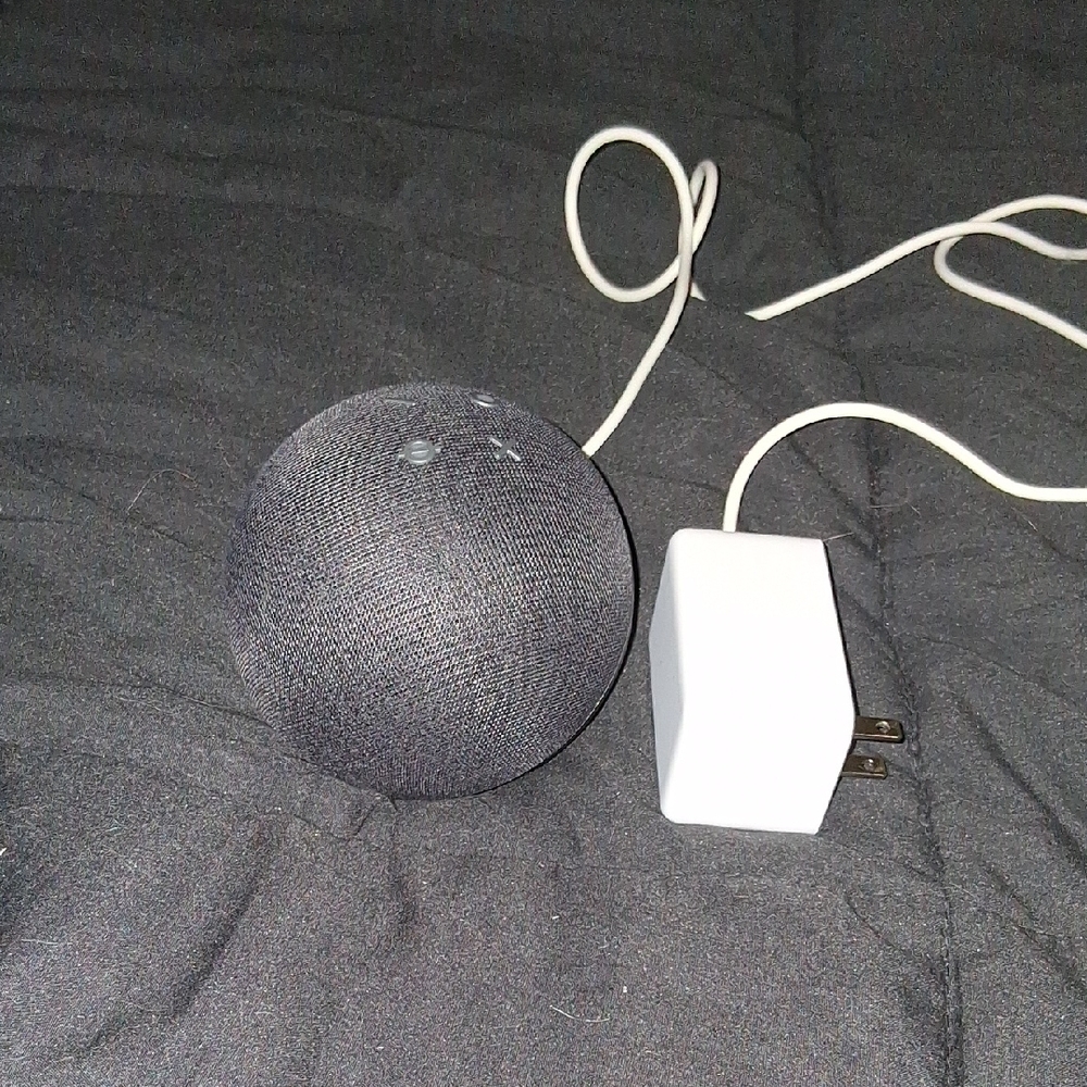 Black Amazon Echo Dot 5th Generation With Cord